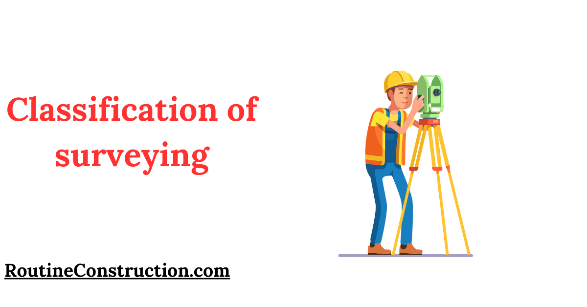 Classification of surveying