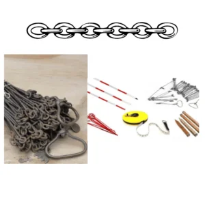 Chains and Tapes used in surveying